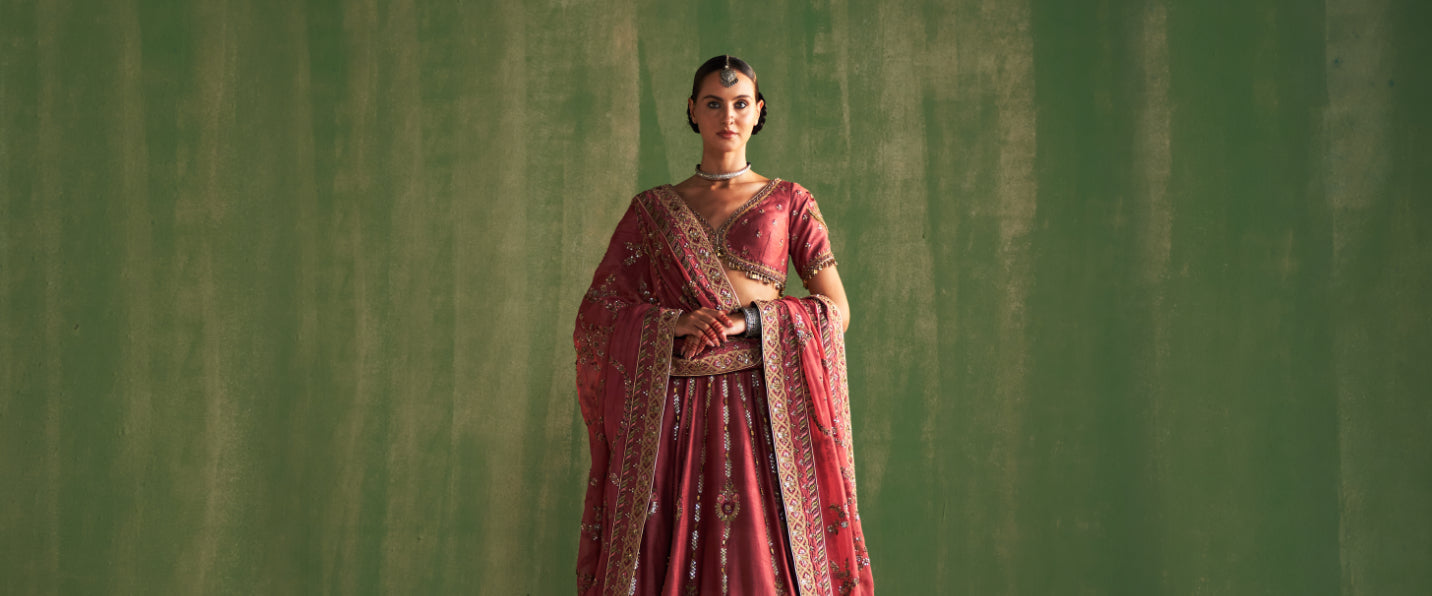 How to Style the Tarini Mauve Pink Lehenga Set for Weddings & Festive Occasions