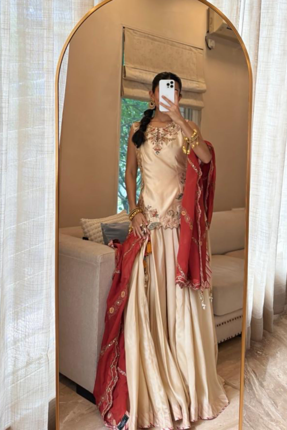 RADHIKA In Padmini Tussar Lehenga Set