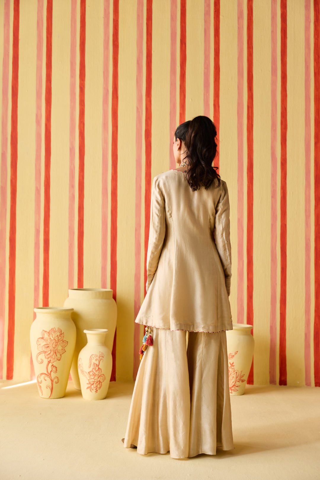 Trisha Tussar Sharara Set