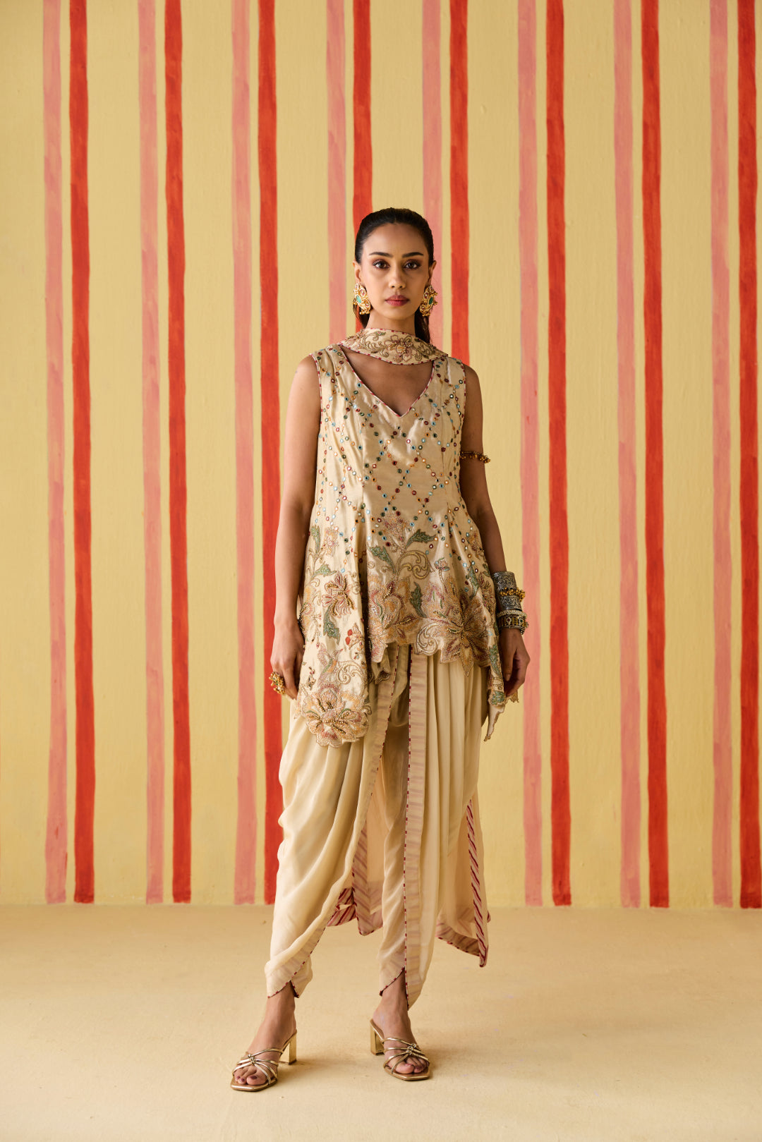Sarika Tussar Kurta Set