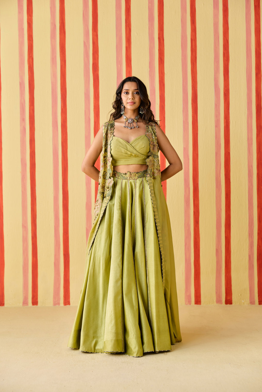 Kyra Green Lehenga