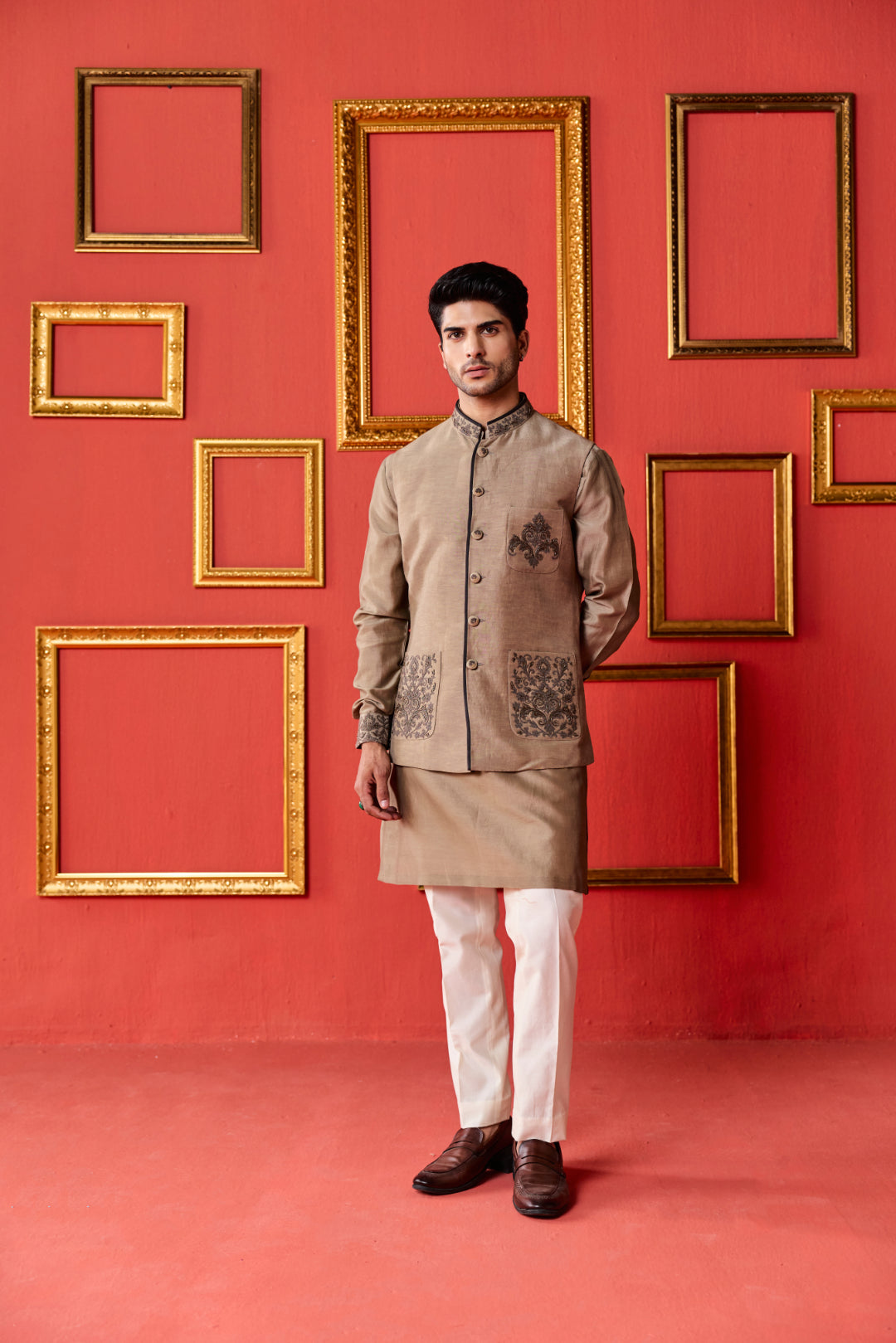 Advik Nehru Jacket Set