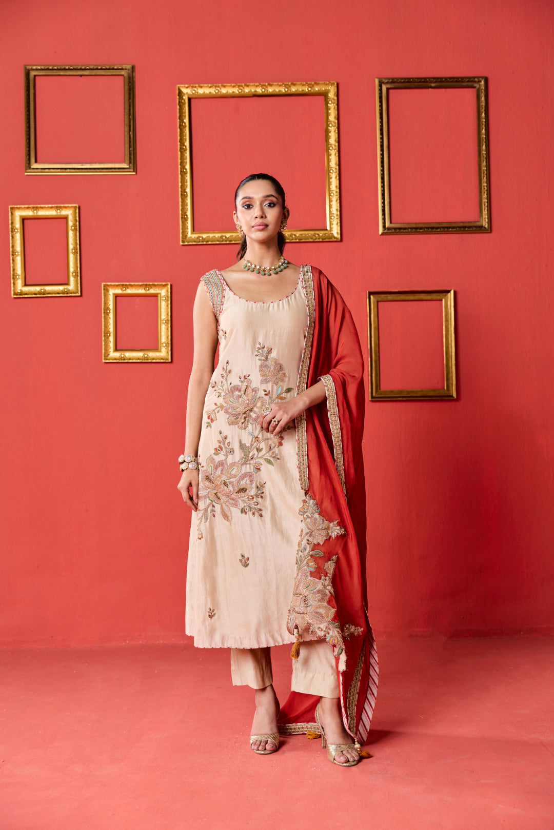 Nanda Tussar Kurta Set