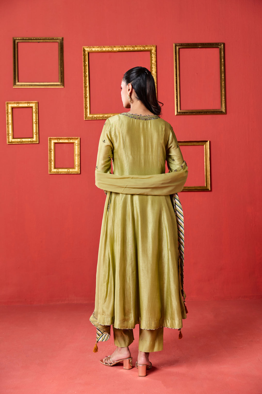 Kamla Green Kurta Set