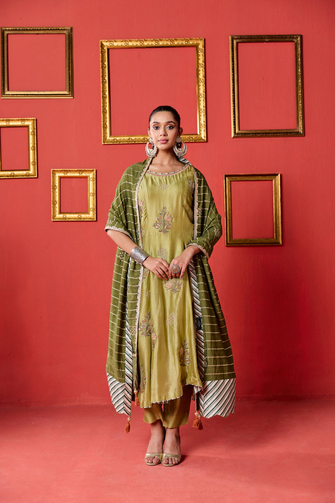 Anika Green Kurta Set