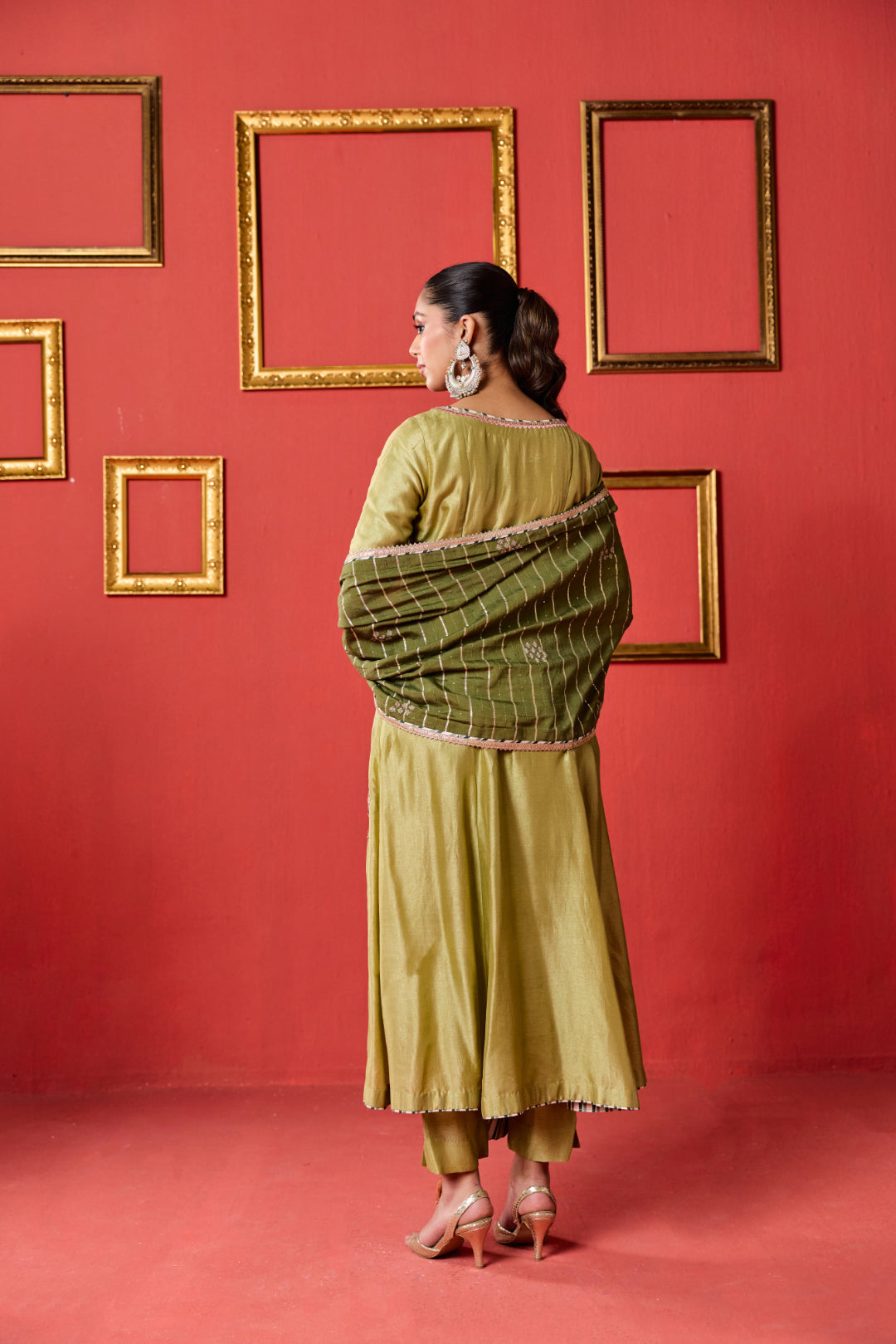 Anika Green Kurta Set