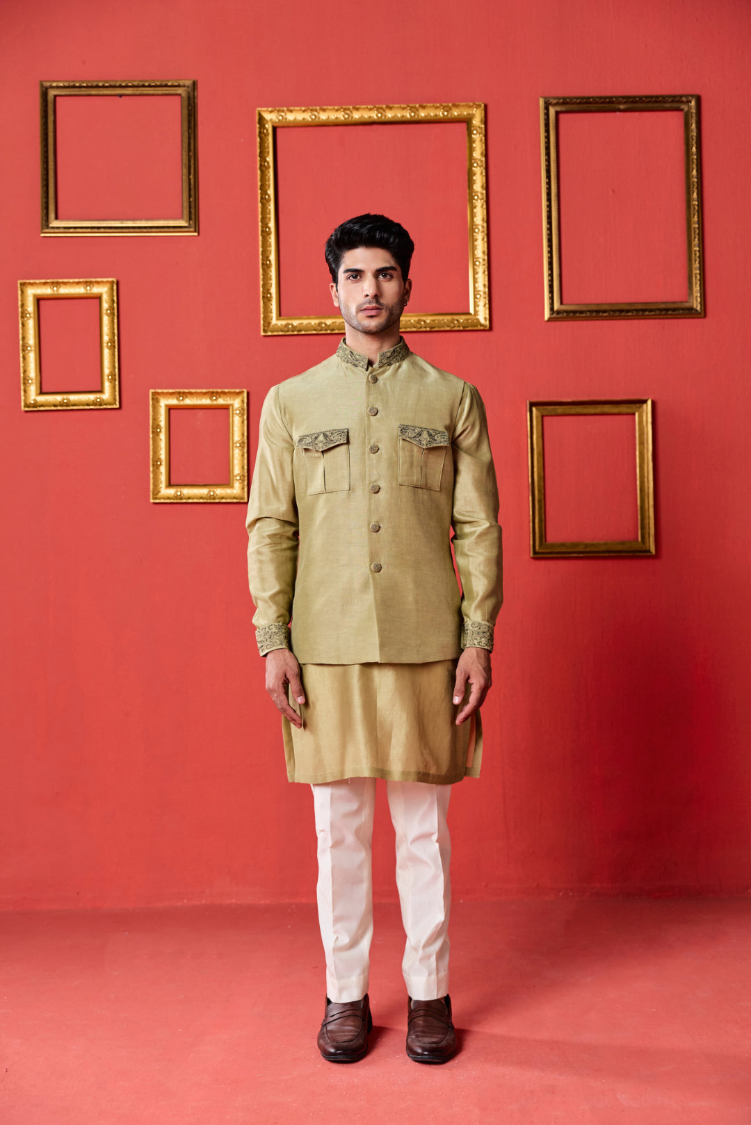 Saarth Nehru Jacket Set