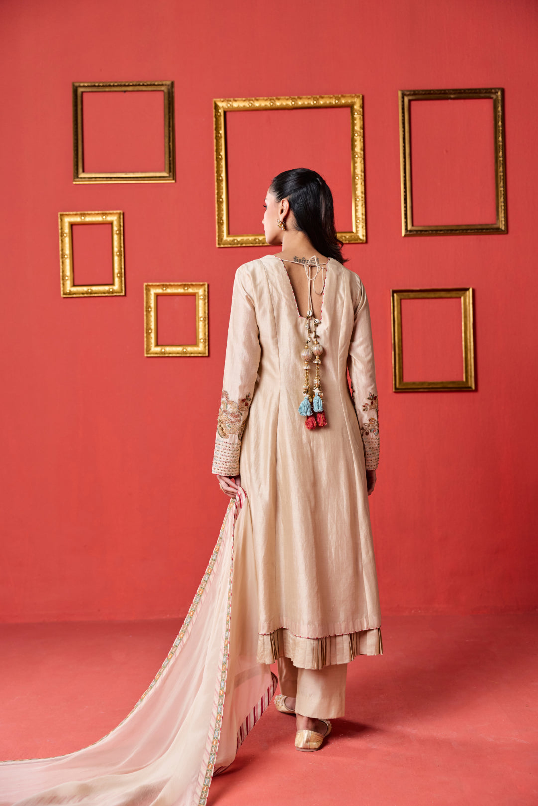 Gori Tussar Kurta Set
