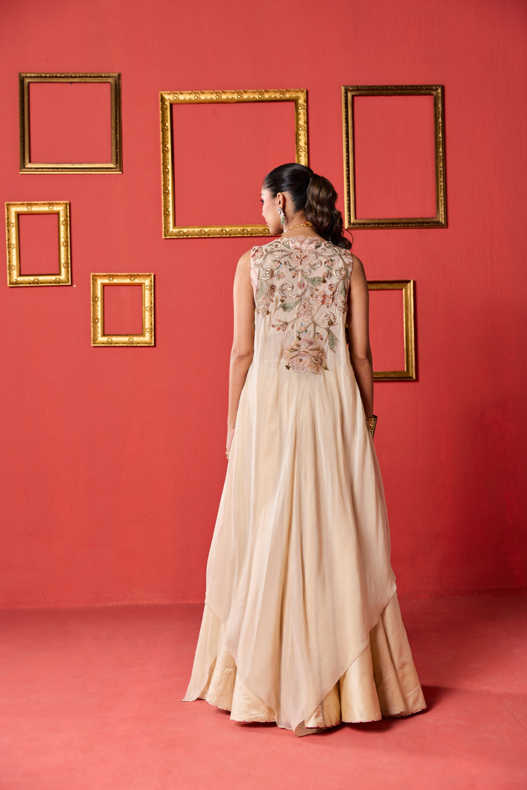 Kyra Tussar Lehenga Set