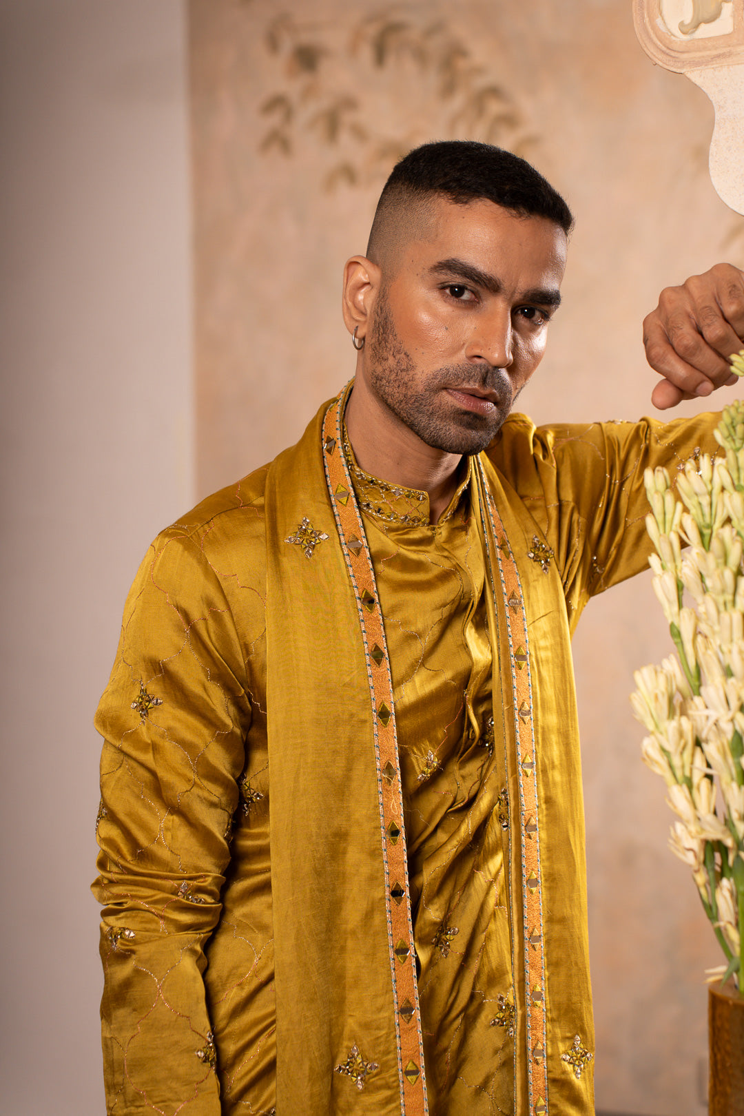 ABEER GREENISH YELLOW KURTA SET