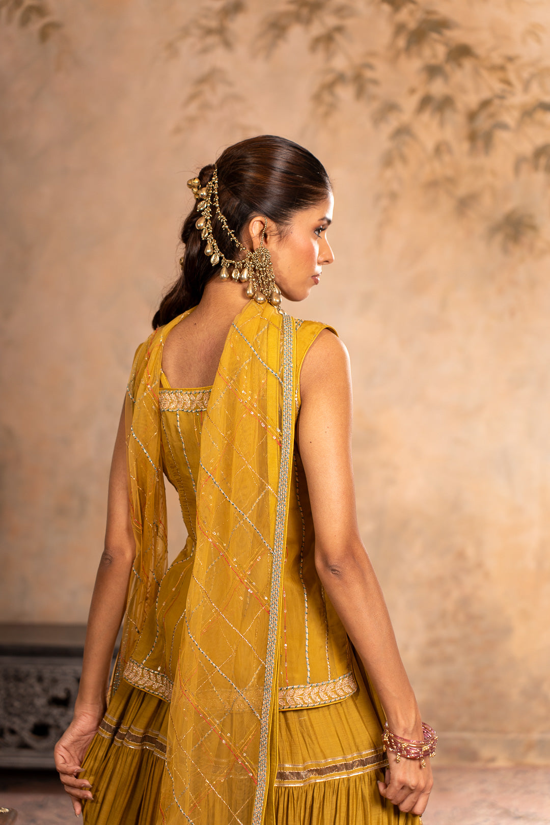ZIYA GREENISH YELLOW LEHENGA SET