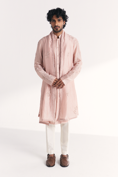 Shahposh Light Pink Kurta Set