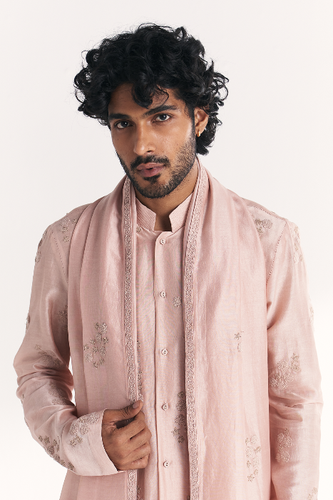 Shahposh Light Pink Kurta Set