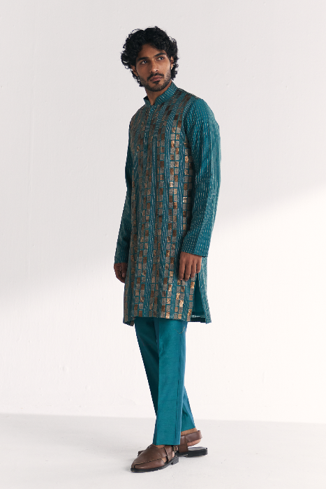 Neelesh Blue Kurta Set