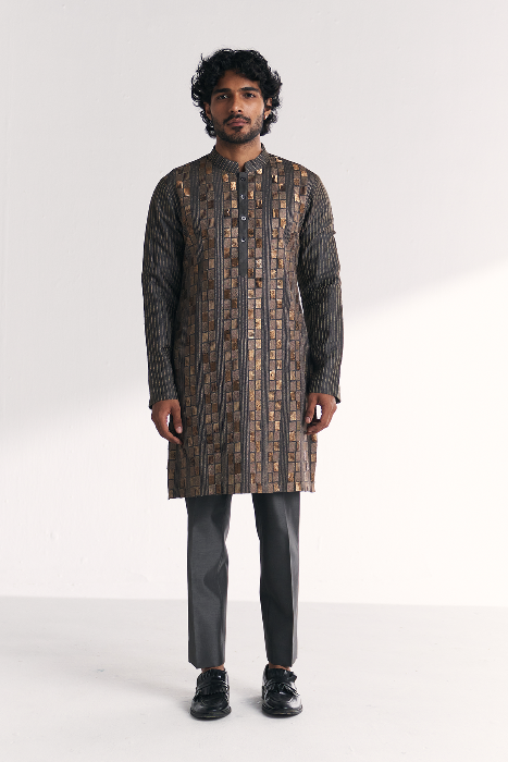 Sheeda Grey Kurta Set