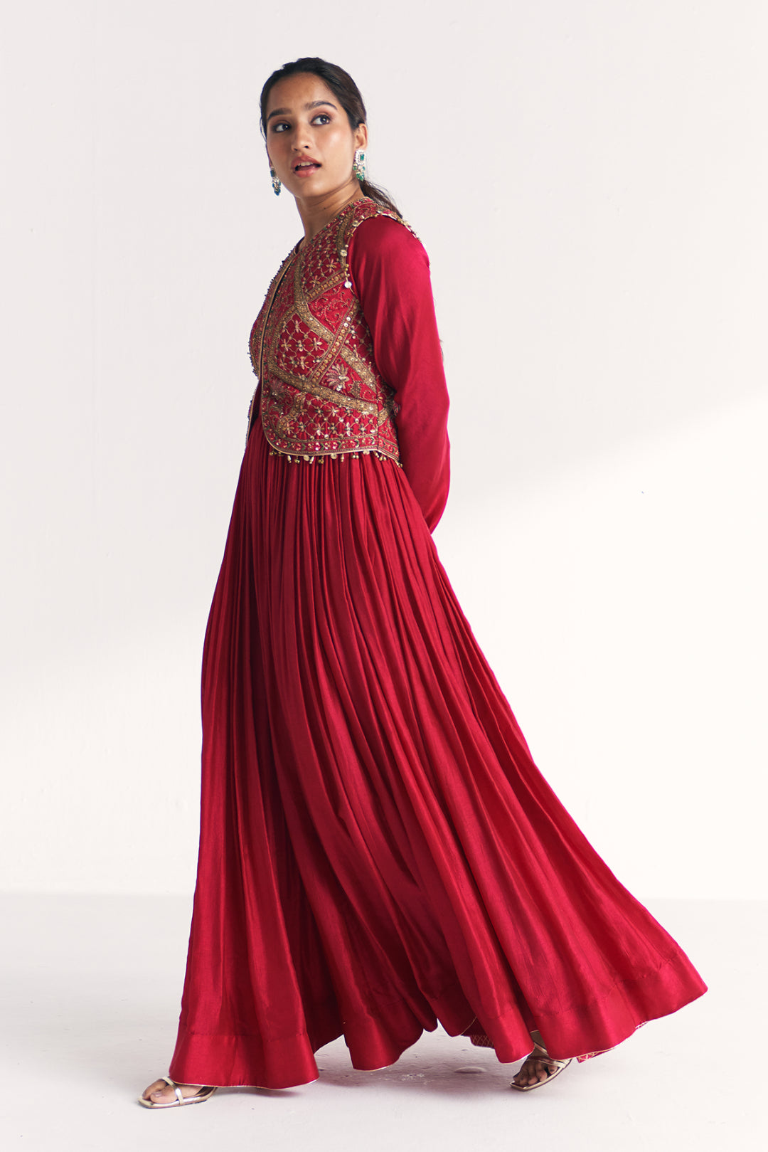 Pakhi Magenta Pink Anarkali