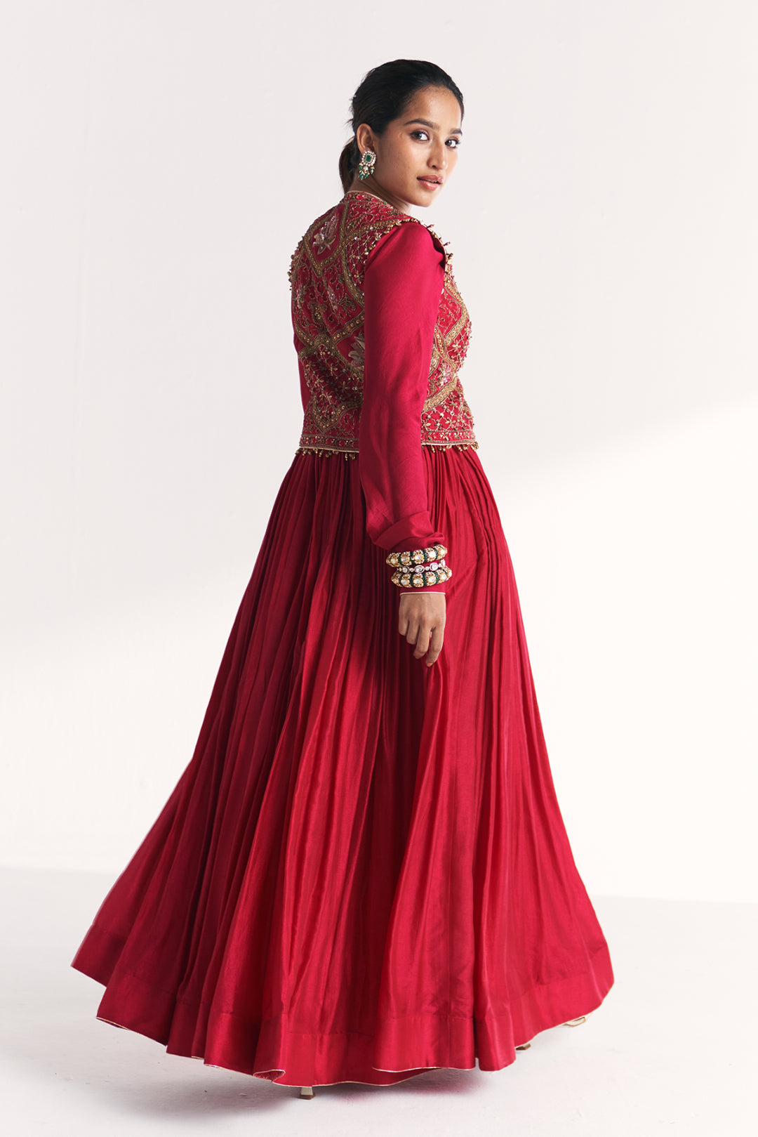 Pakhi Magenta Pink Anarkali