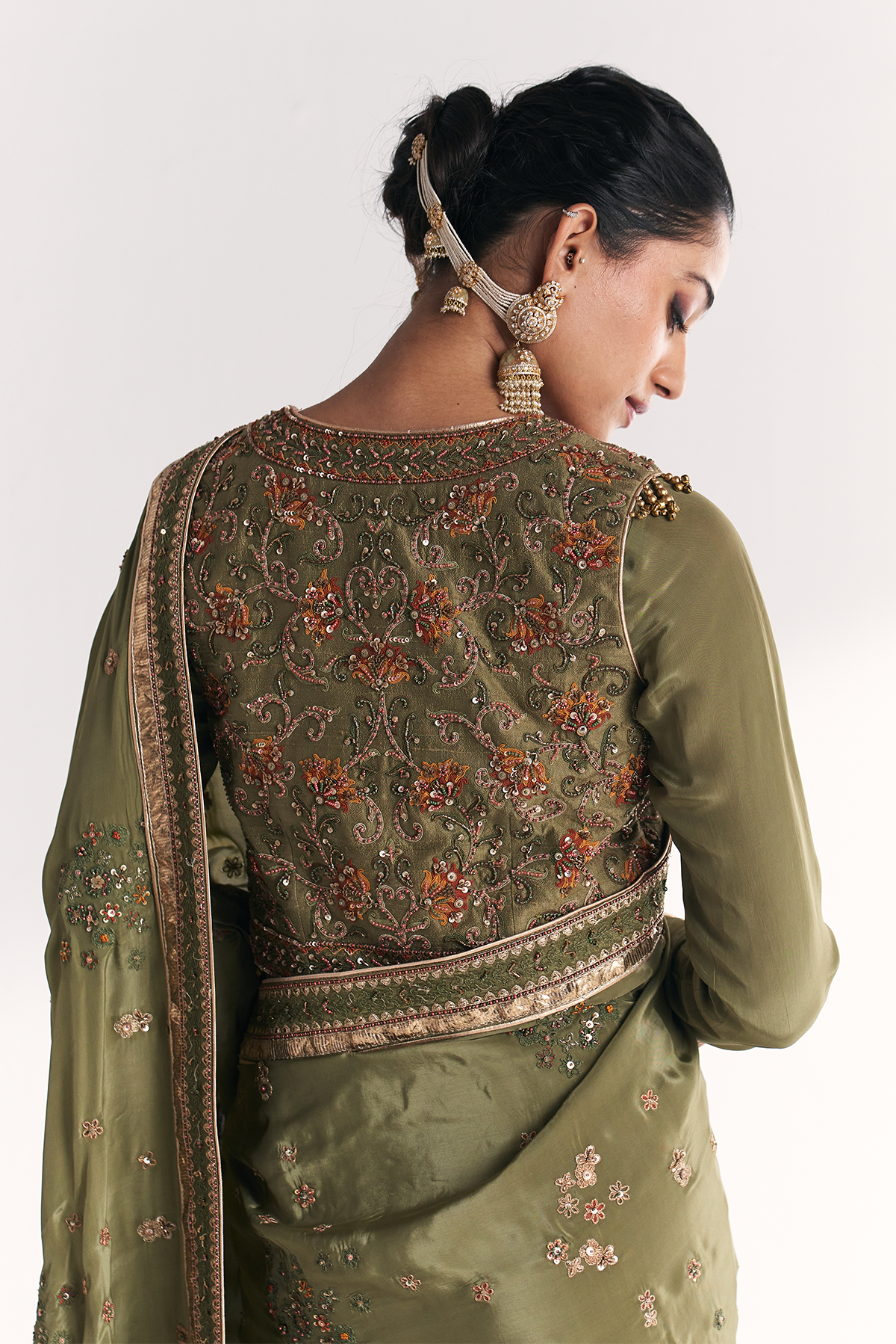 Arzoo Green Saree