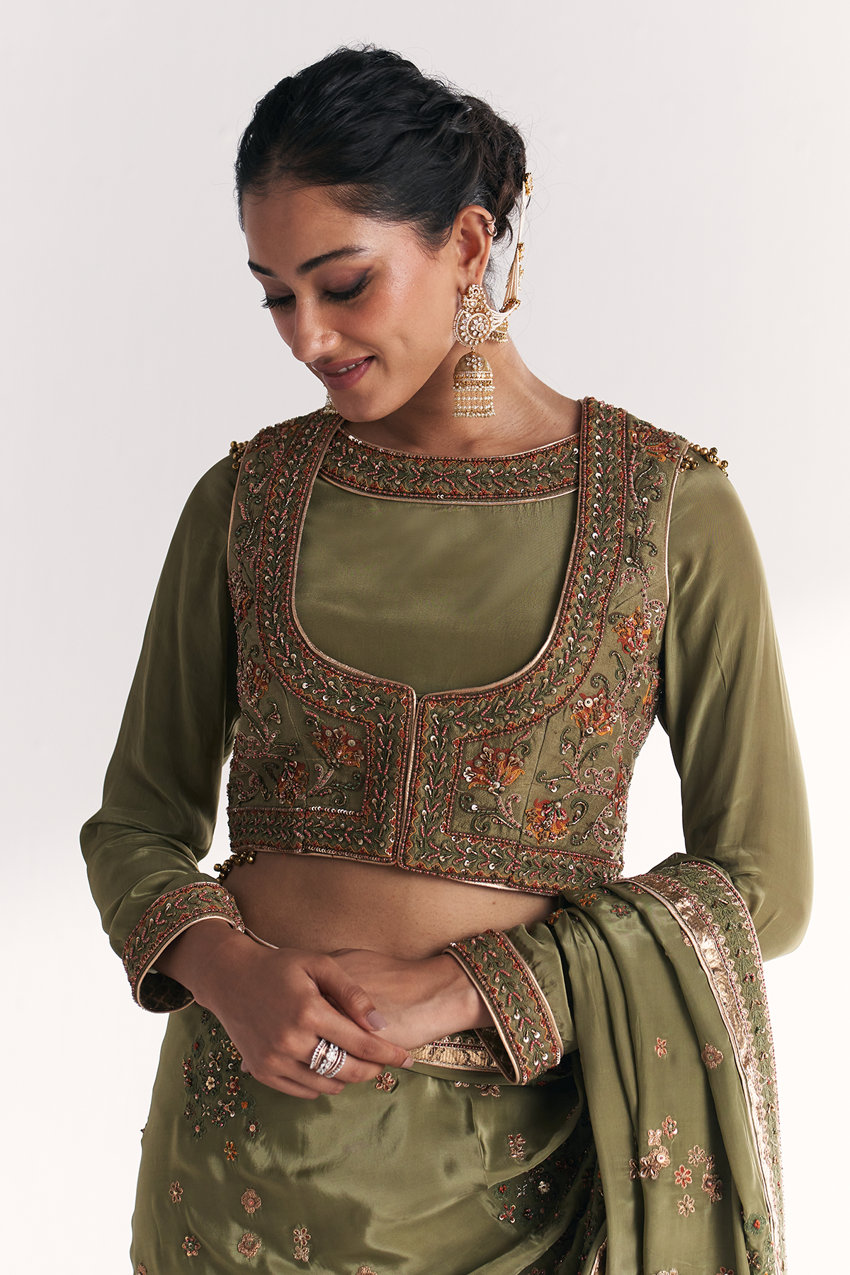 Arzoo Green Saree