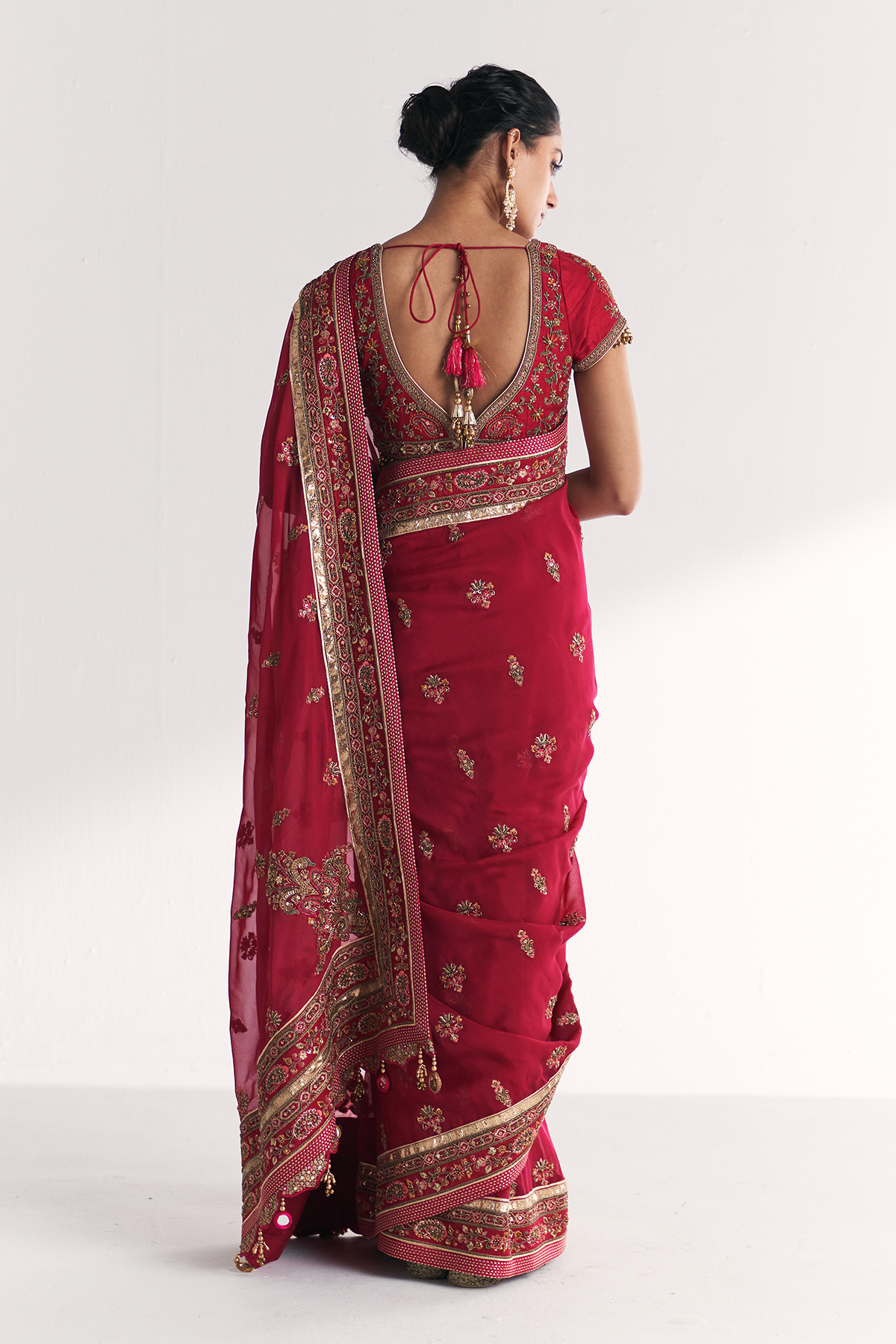 Gauri Magenta Pink Saree