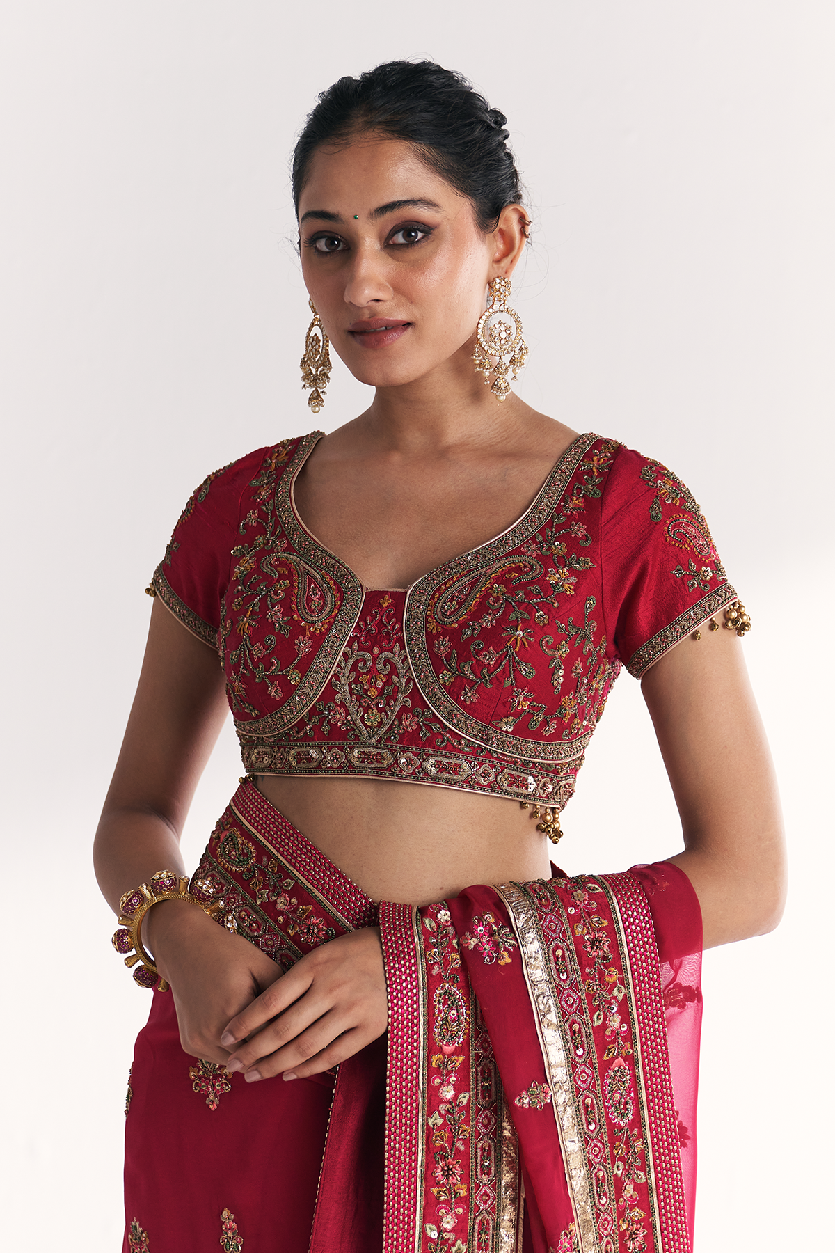 Gauri Magenta Pink Saree
