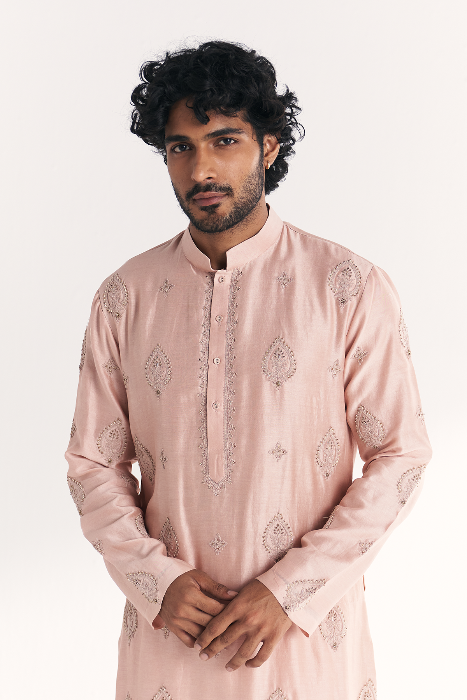 Umber Pink Kurta Set