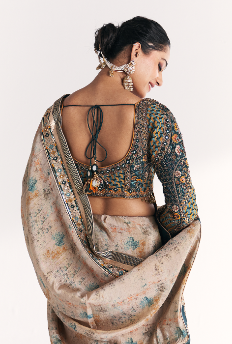 Gitanjali Blue Saree