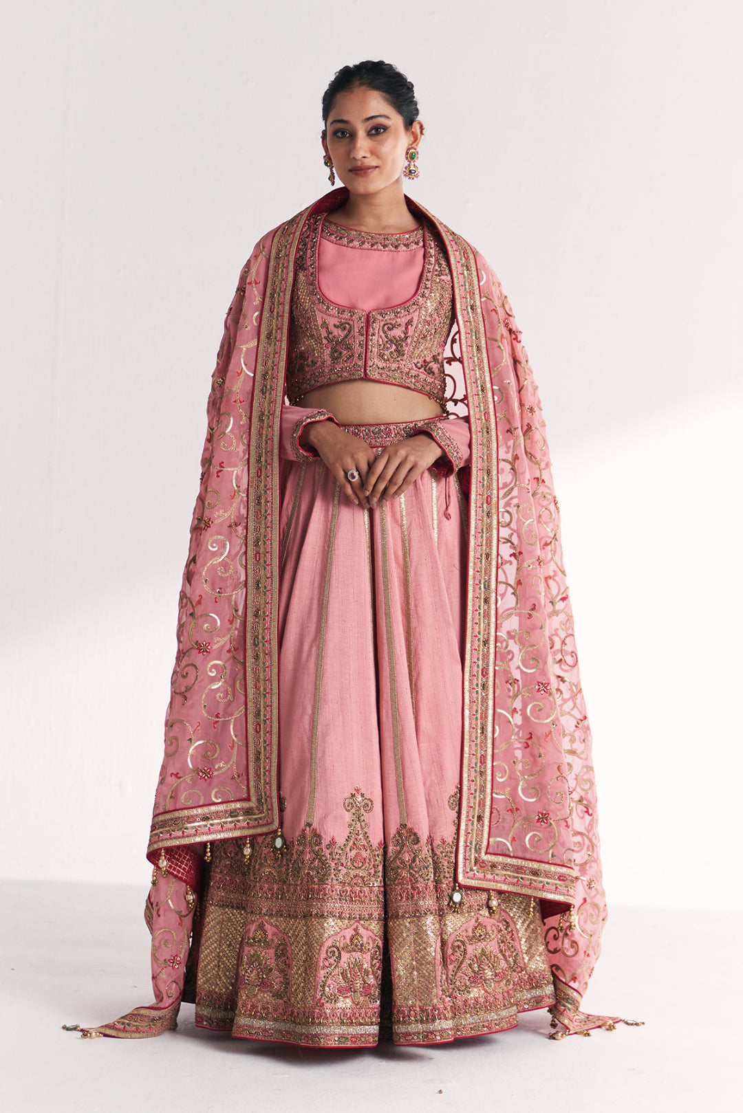 Neelkamal Light Pink Lehenga Set