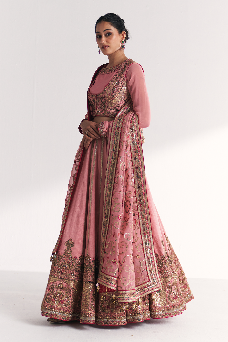 Neelkamal Light Pink Lehenga Set