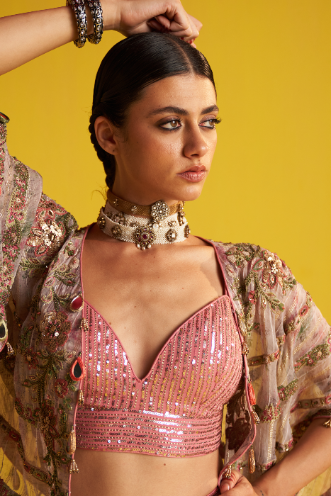 SANYA MULTI COLOR LEHENGA SET