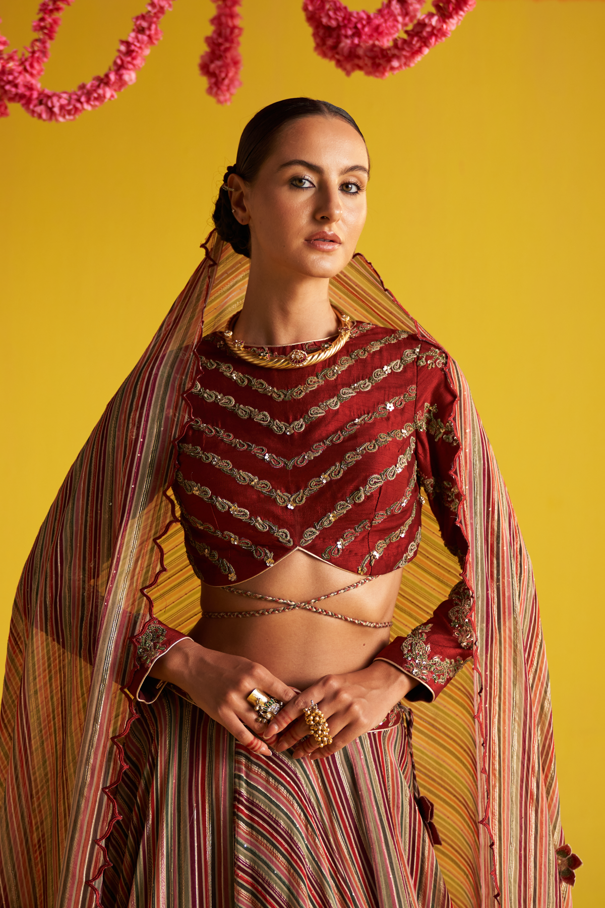 AHANA MULTI COLOR LEHENGA SET