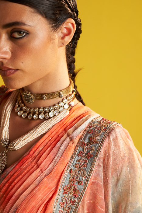 SAKSHI MULTI COLOR SAREE SET