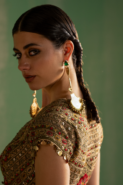 AROHI MULTI COLOR LEHENGA SET