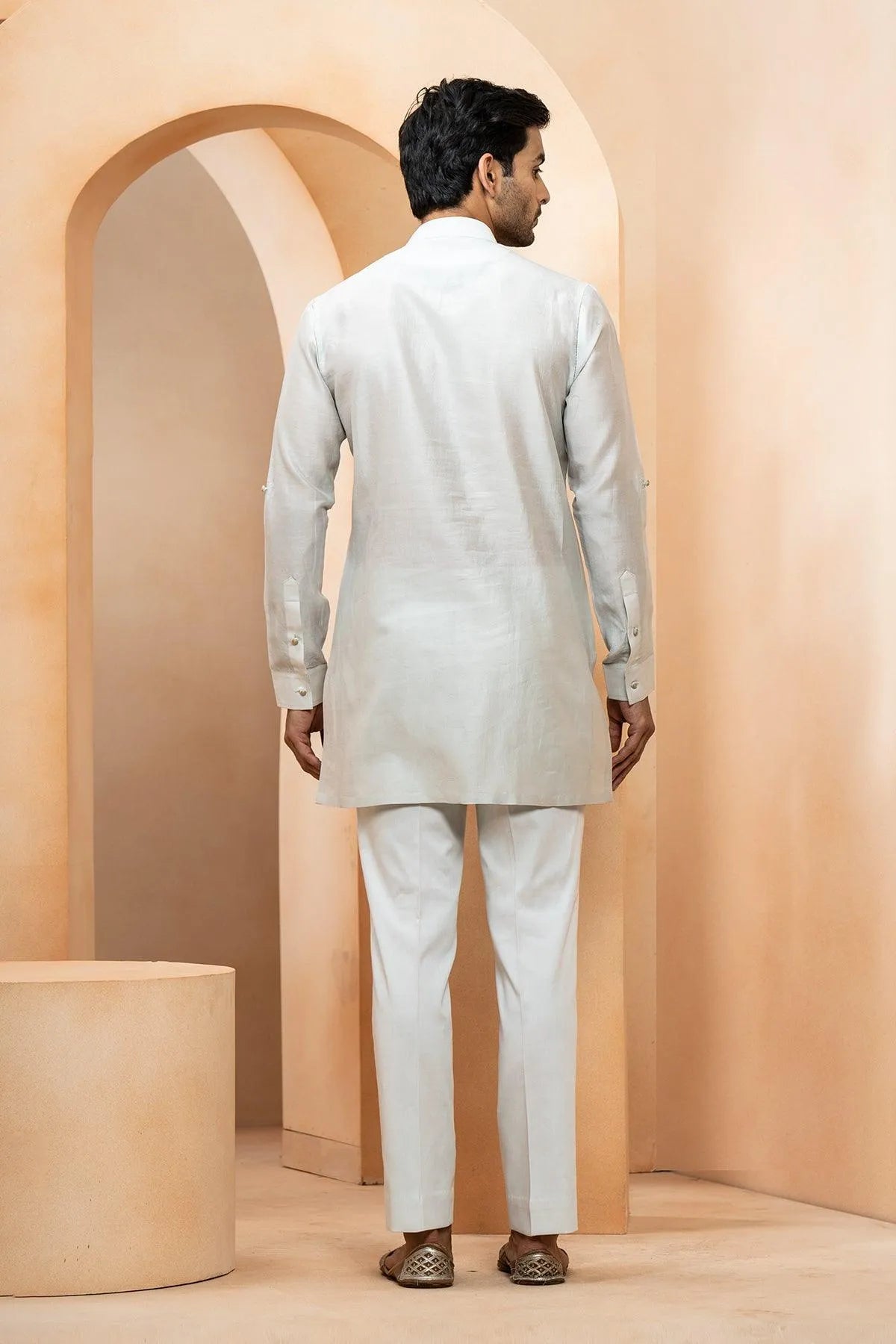 aman-chanderi-kurta-pajama-set-with-backstitch-armhole-studio-bagechaa-4 - Studio Bagechaa