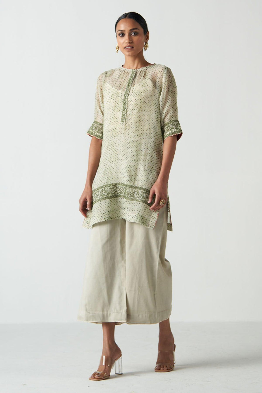 Angoor Green Coord Set - Studio Bagechaa