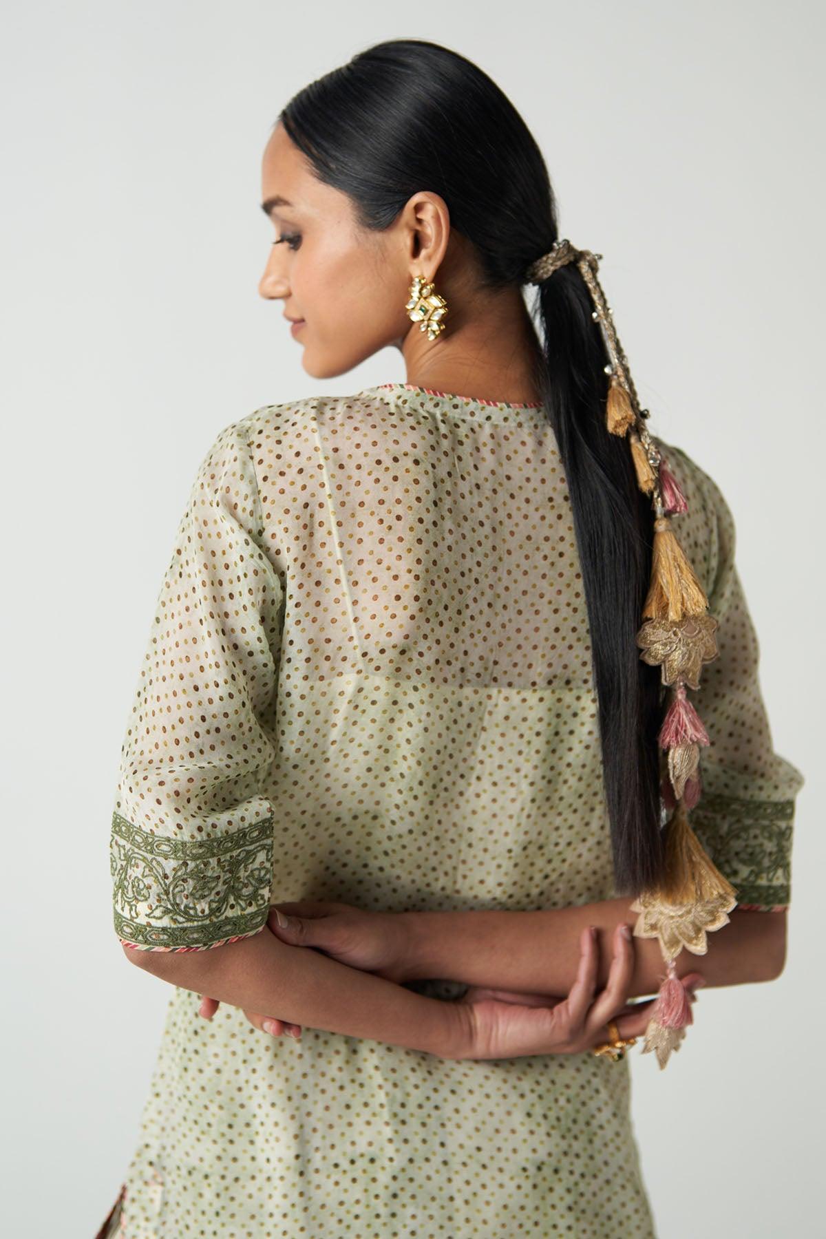 Angoor Green Coord Set - Studio Bagechaa