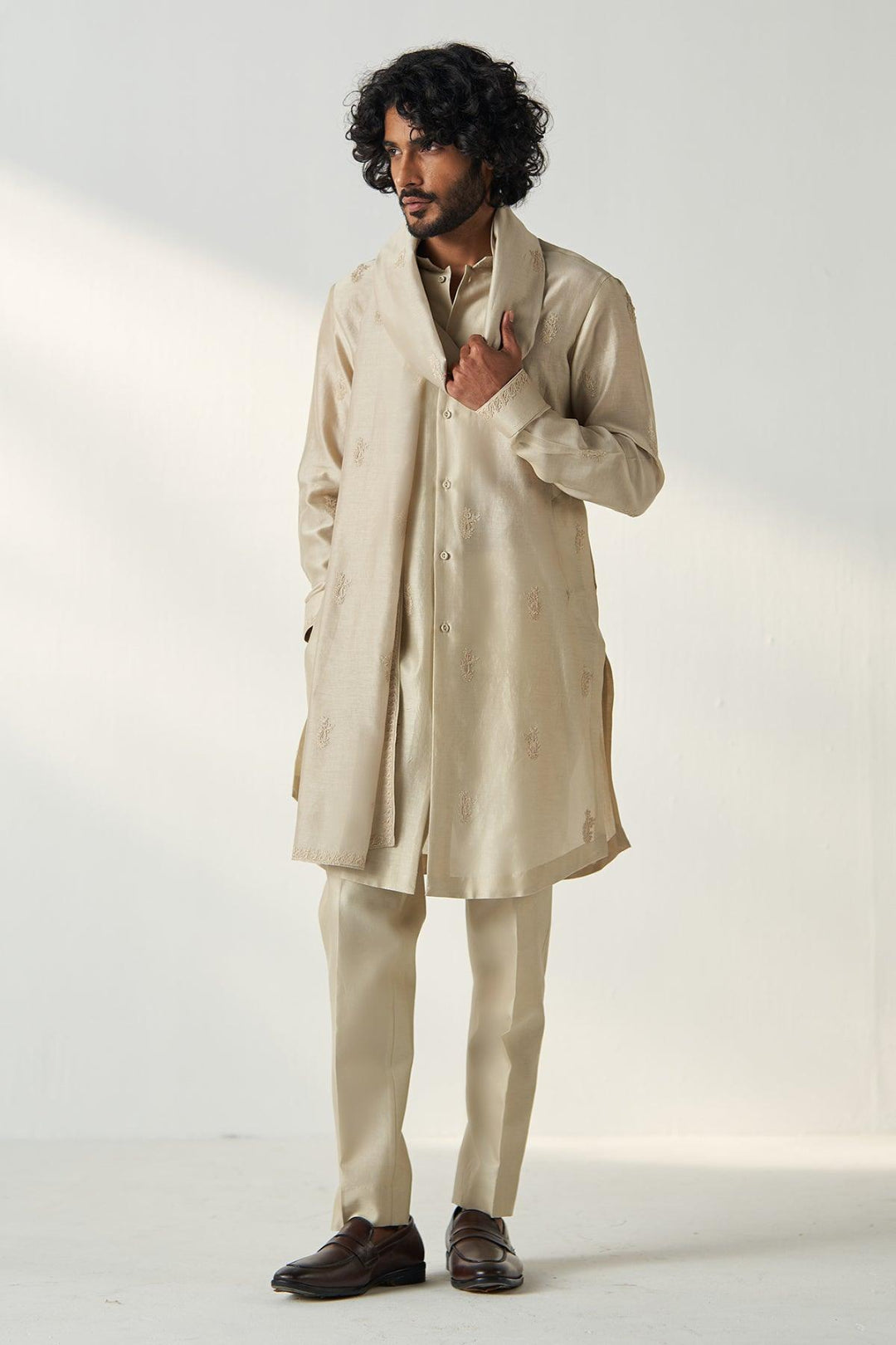 ARYAN KURTA PANT STOLE SET - Studio Bagechaa