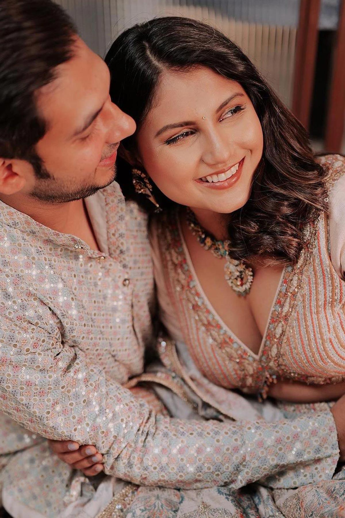 Cherry Jain in Zahra Chanderi Printed Lehenga With Zari Work - Studio Bagechaa