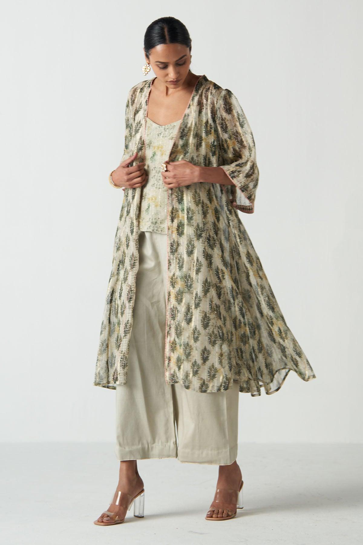 Khishmish Green Coord Set - Studio Bagechaa