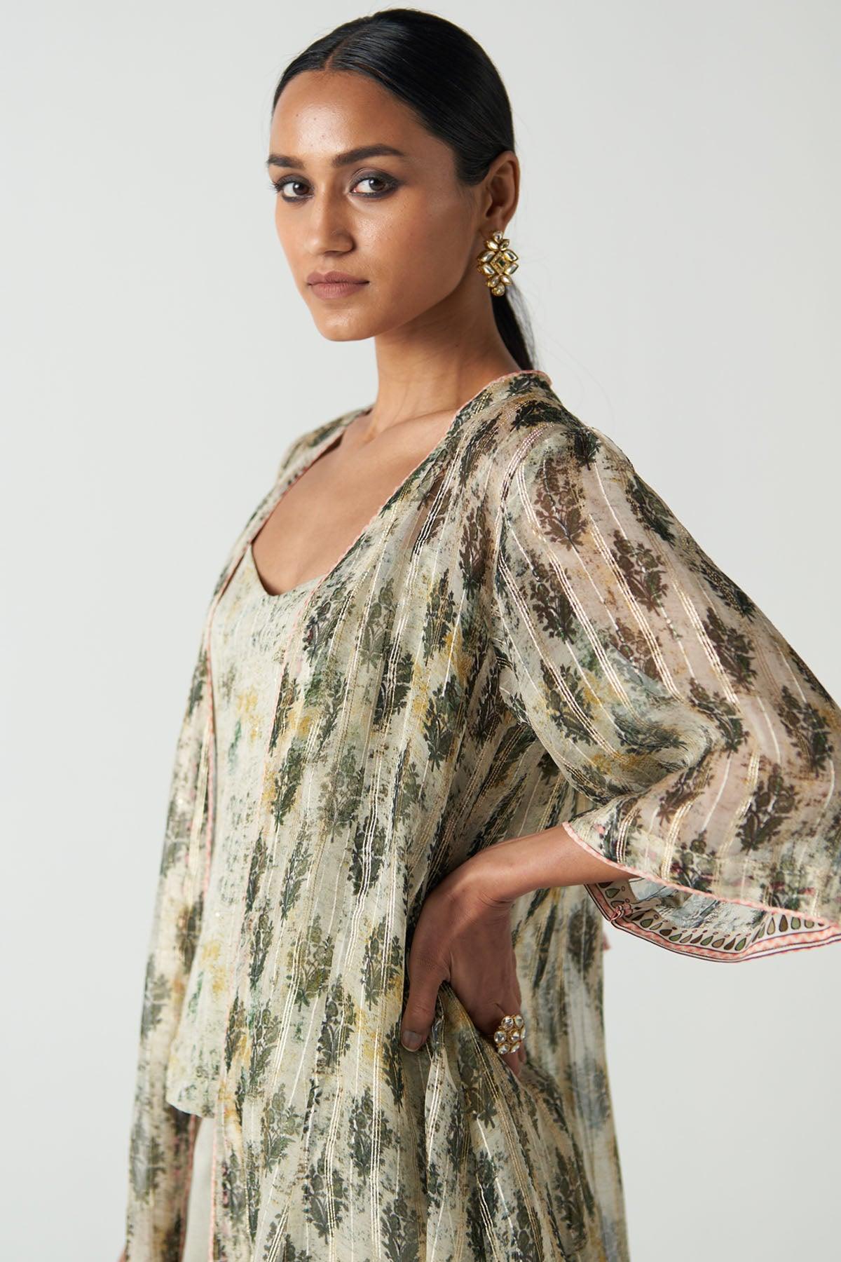 Khishmish Green Coord Set - Studio Bagechaa