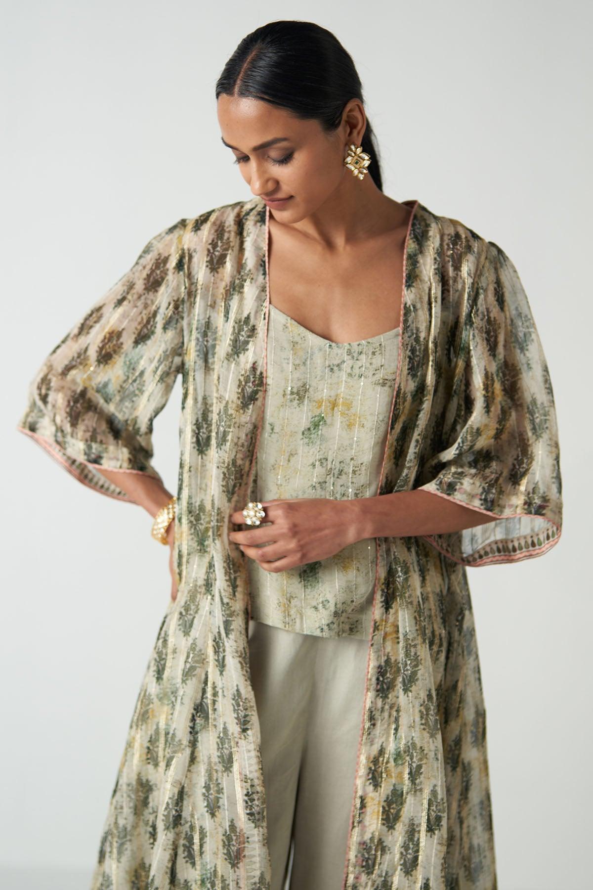 Khishmish Green Coord Set - Studio Bagechaa