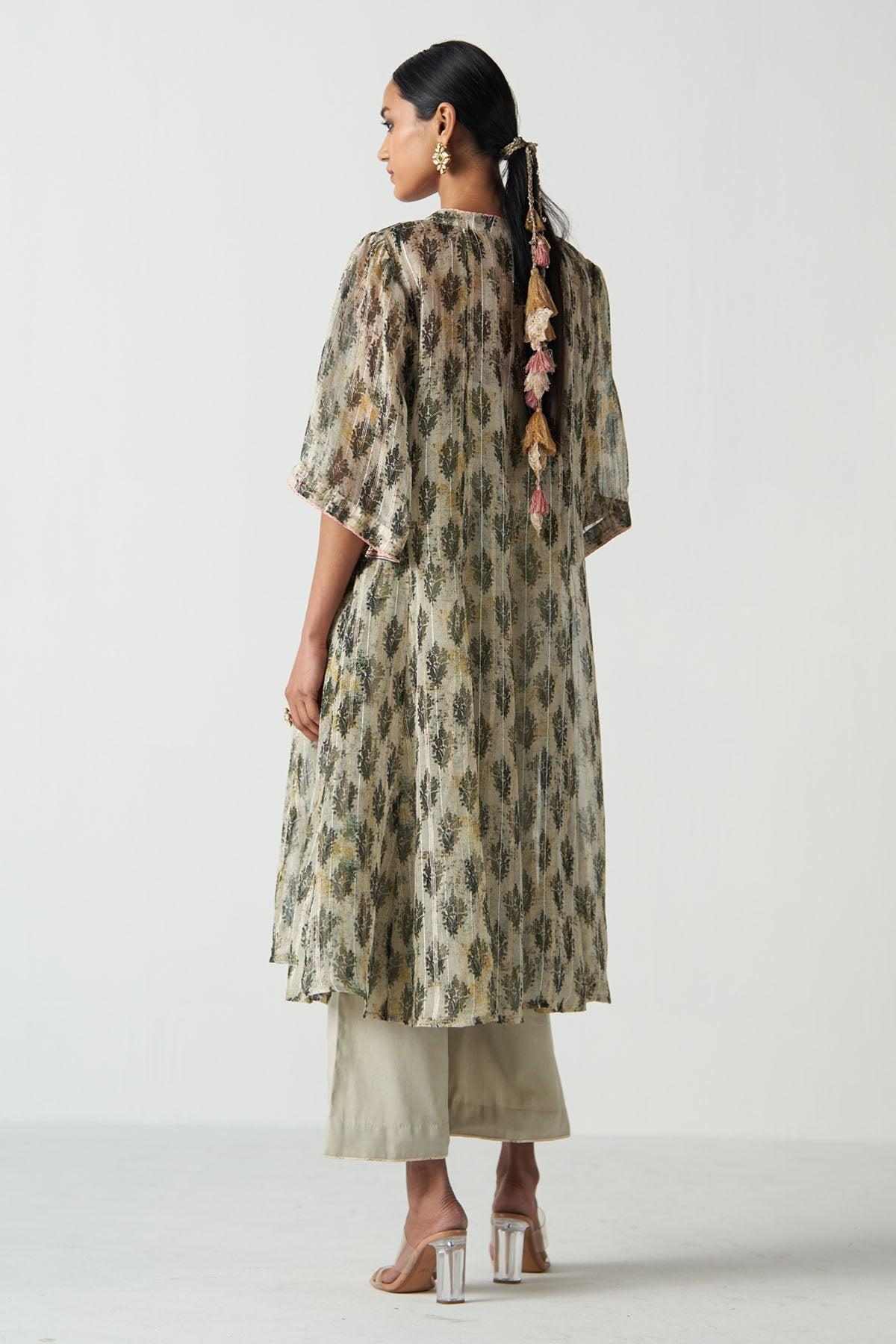 Khishmish Green Coord Set - Studio Bagechaa