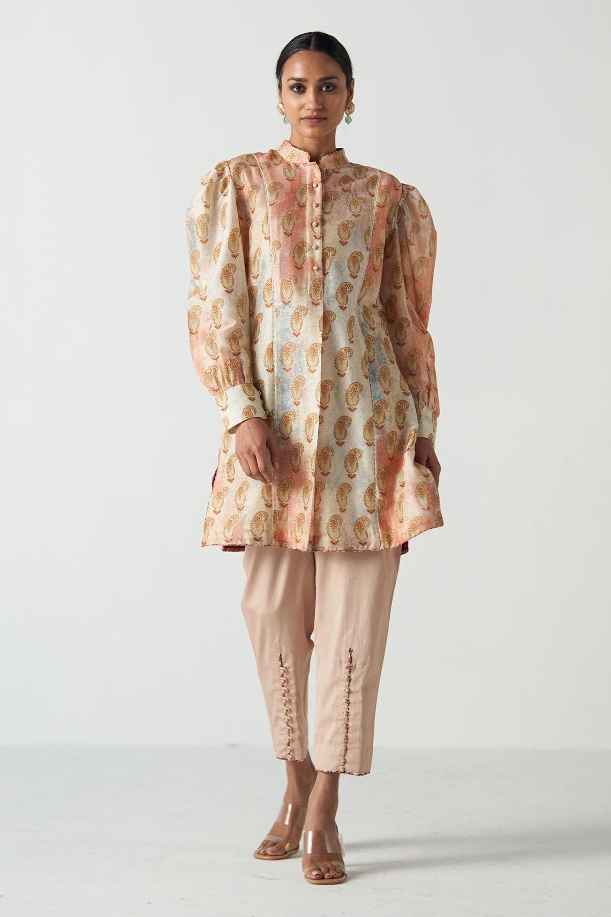 Khumani Peach Coord Set - Studio Bagechaa