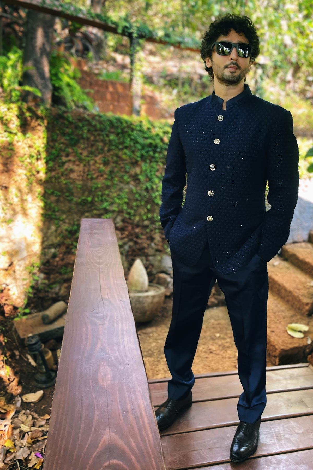 Kunal Karan Kapoor in Enticing Royal Bandh Gala Suit Set - Studio Bagechaa