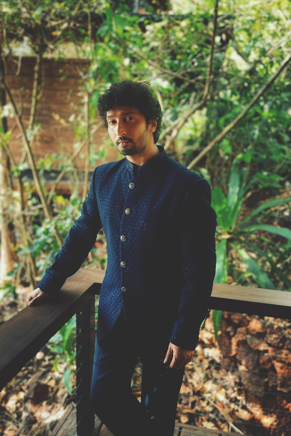 Kunal Karan Kapoor in Enticing Royal Bandh Gala Suit Set - Studio Bagechaa