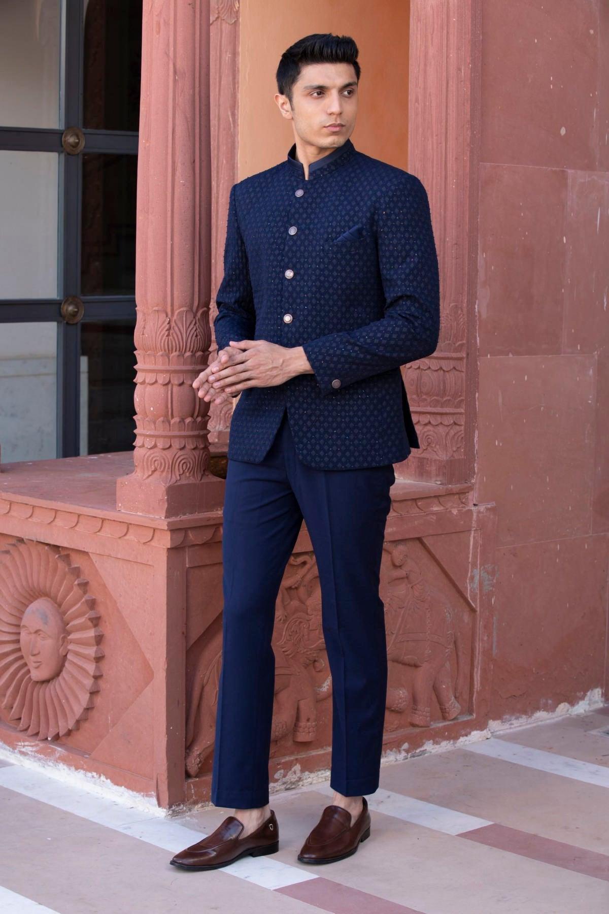 Kunal Karan Kapoor in Enticing Royal Bandh Gala Suit Set - Studio Bagechaa