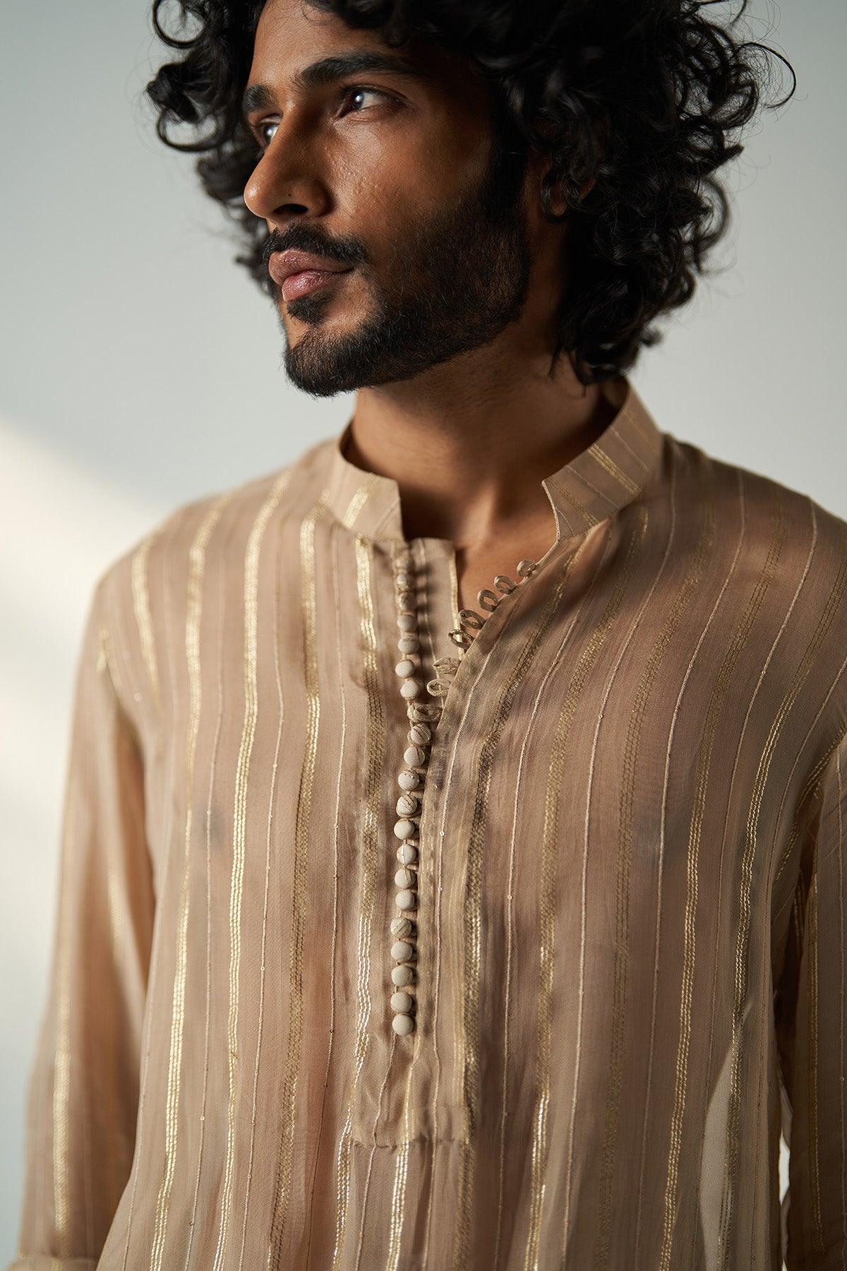 OMKAR FAWN COORD SET - Studio Bagechaa