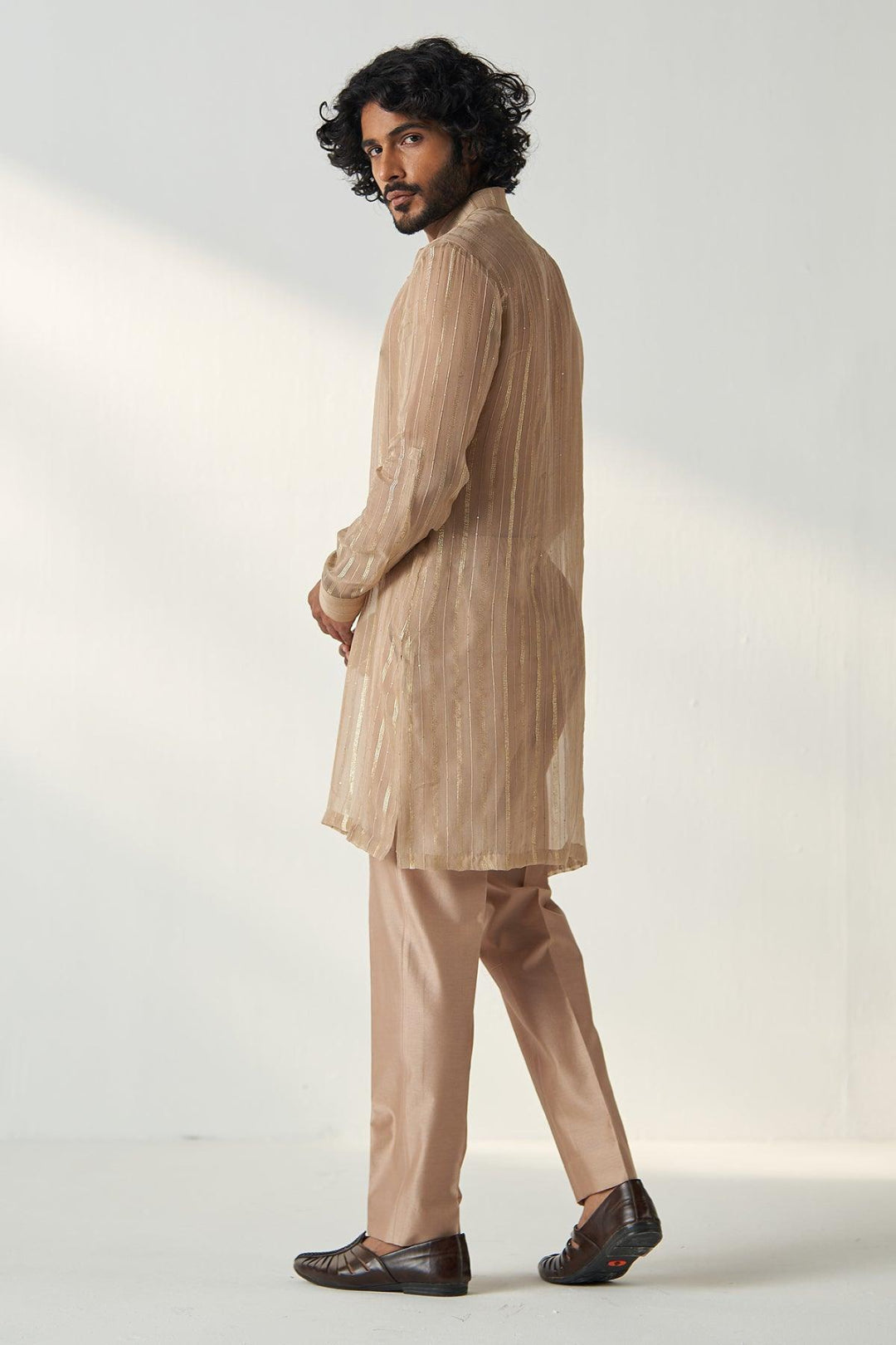 OMKAR FAWN COORD SET - Studio Bagechaa