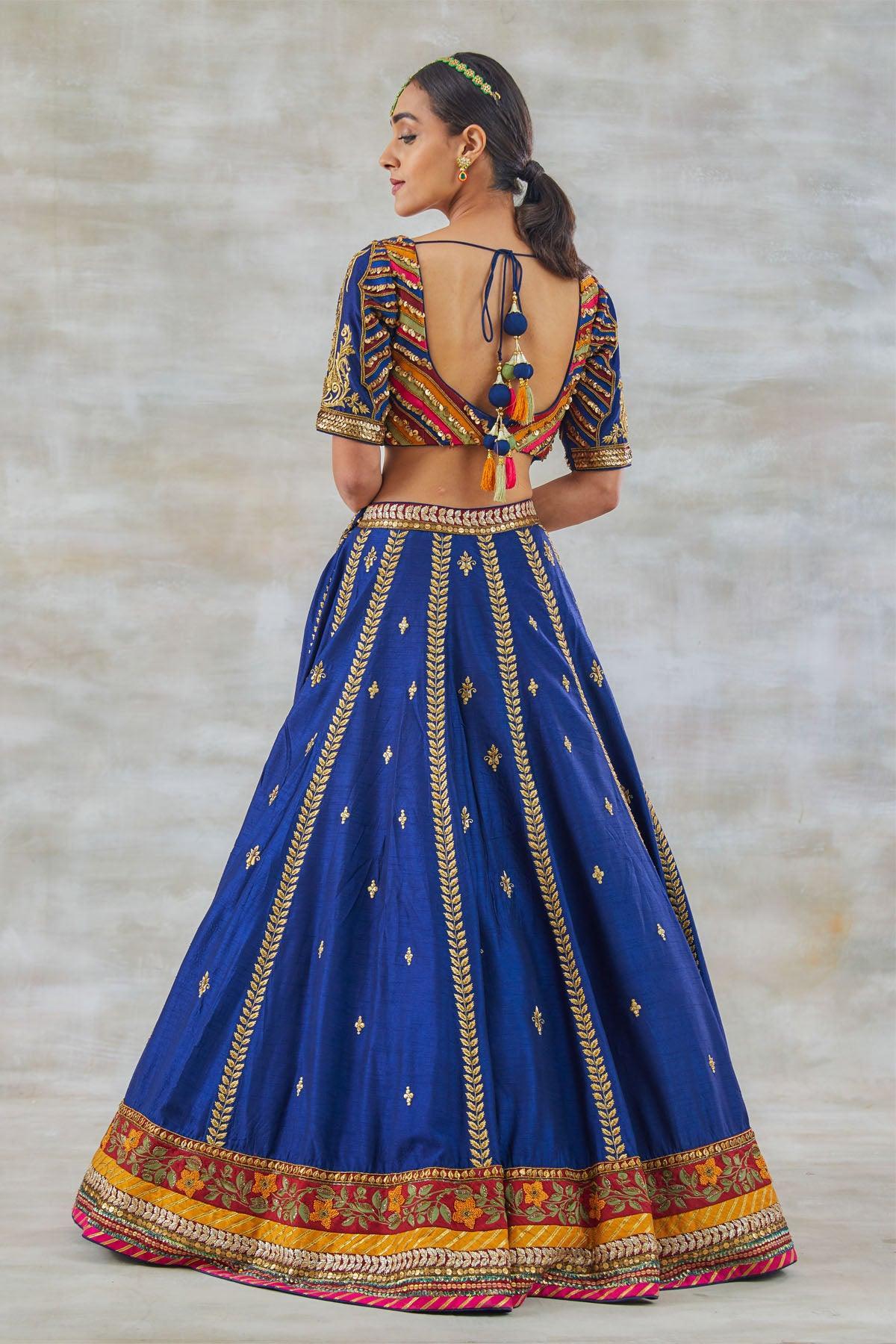 Ria Malhotra in Aprajita Aari and Resham Embroidery Lehenga - Studio Bagechaa