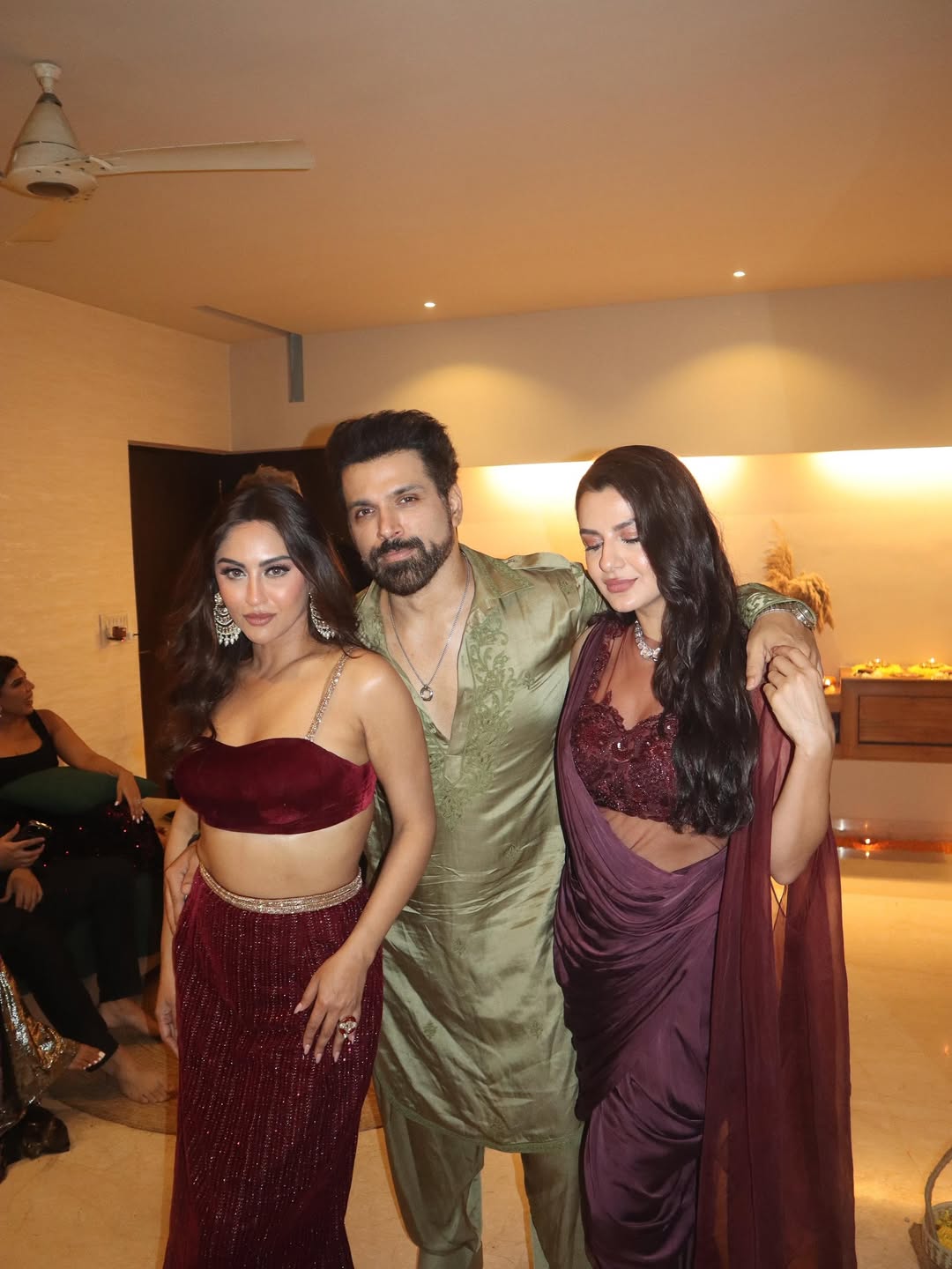 Ritwik In Faris Green Pathani Kurta Set